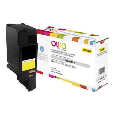 Cartouche laser compatible Xerox 106R01629 - jaune - Owa K15775OW