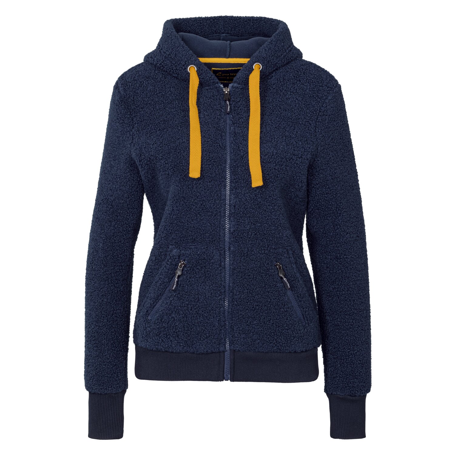 L-pro West Teddy-Fleecejacke  - navy