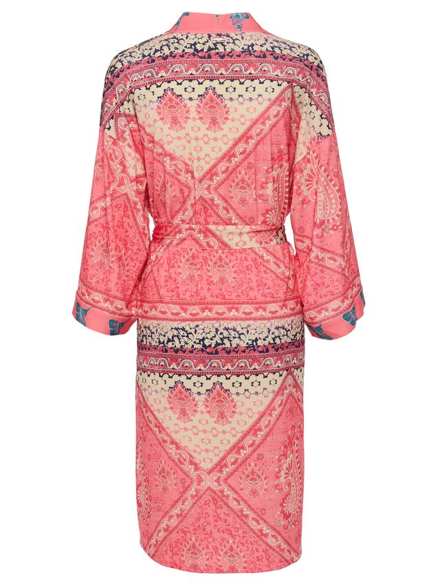 Longcardigan im Alloverdruck