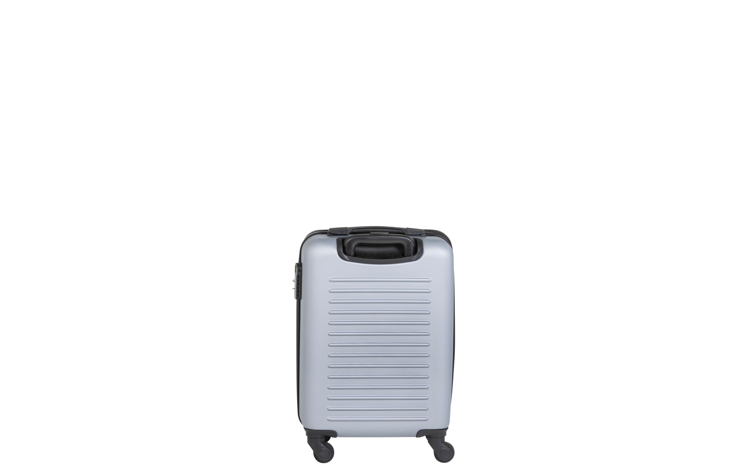 Reisekofferset 3-teiligt, Silbergrau<br>Drei Trolleys unterschiedlicher Grösse