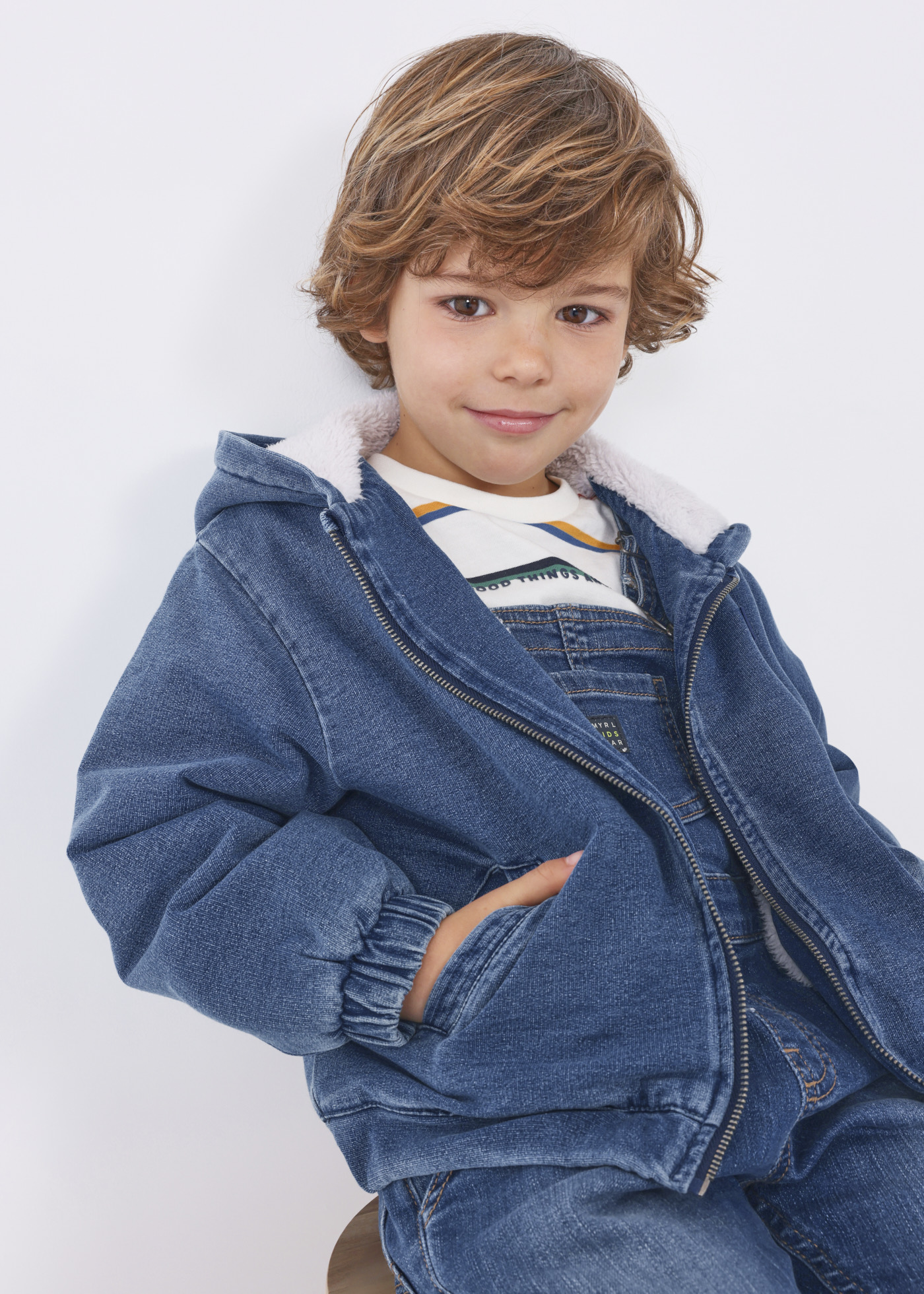 Jaqueta jeans Better Cotton para meninos