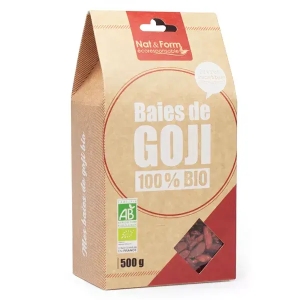 Nat & Form Écoresponsable Baies de Goji Bio 500g