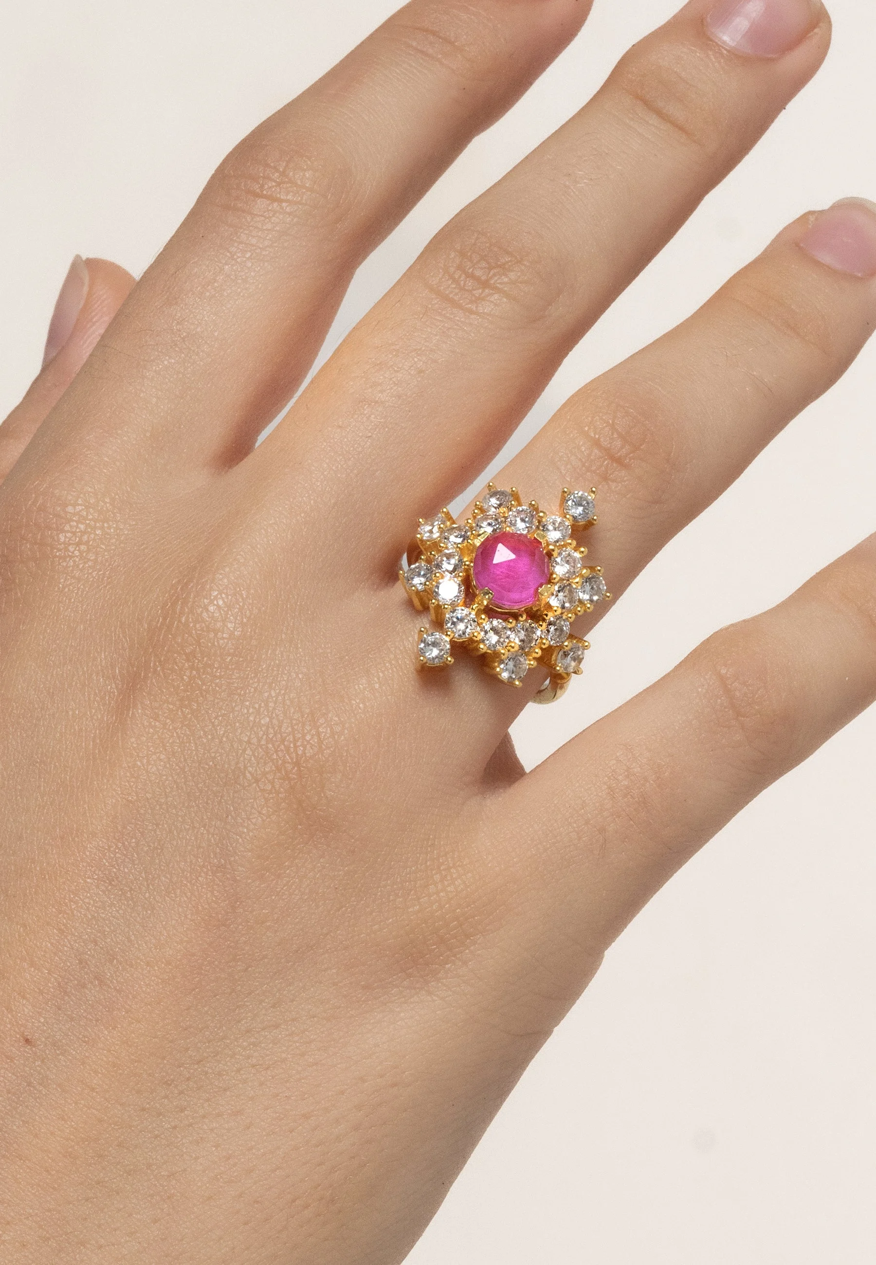 BAGUE ALTAIRA FUCHSIA - Bague altaira fuchsia | Rose