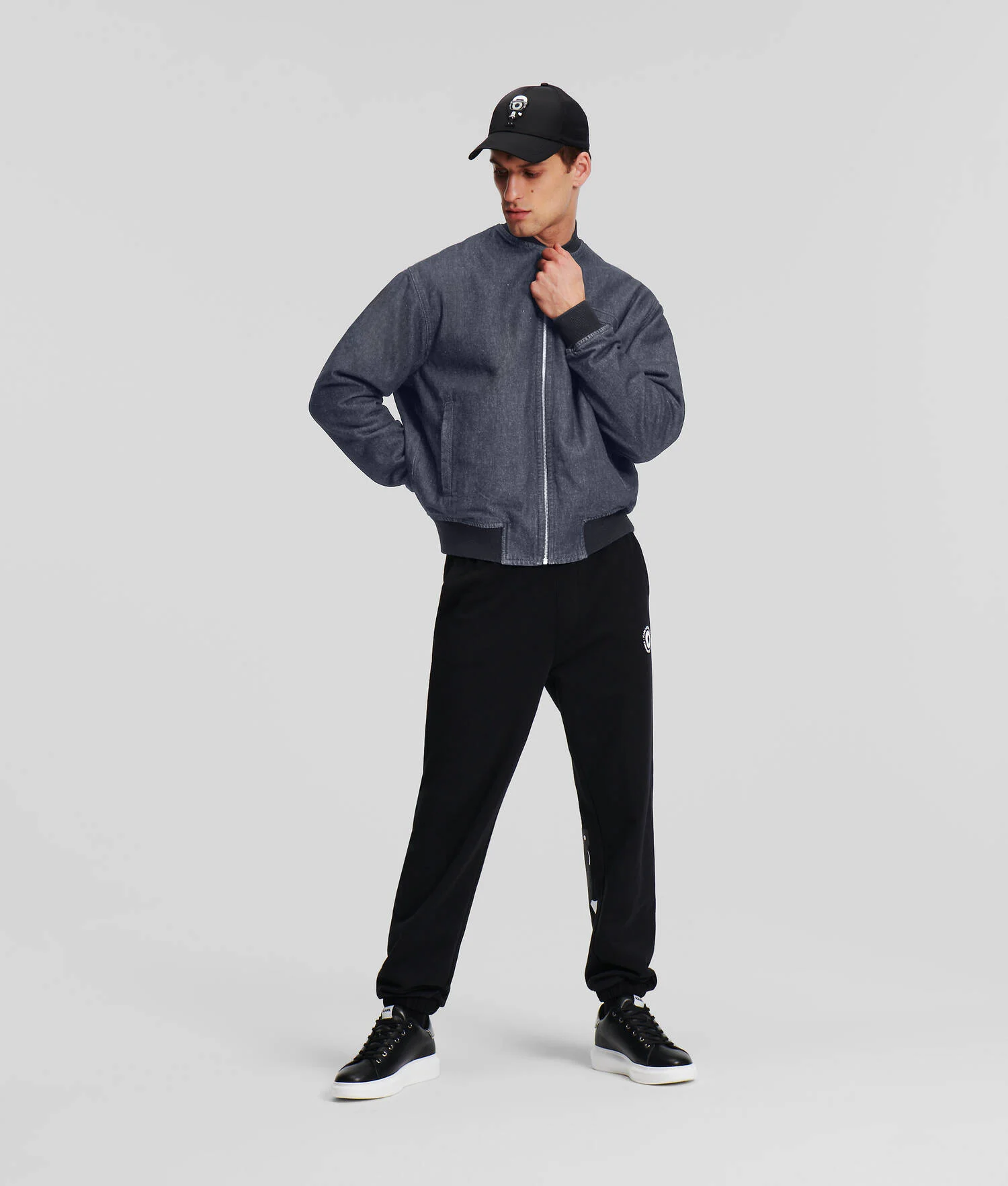 BLOUSON AVIATEUR EN DENIM KL X DARCEL DISAPPOINTS