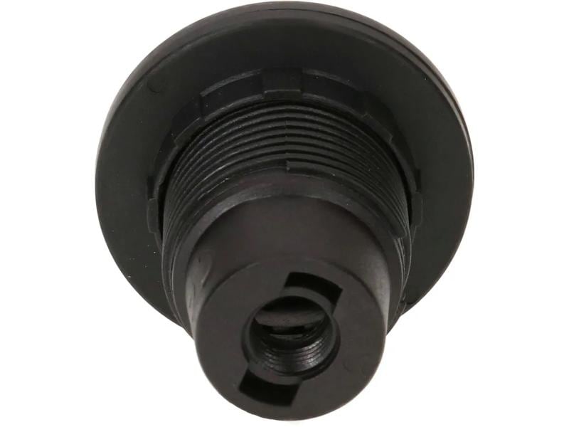Max Hauri Lampenfassung E14 Randmantel M10 x 1 Schwarze Lampenfassung für E14 Leuchtmittel
