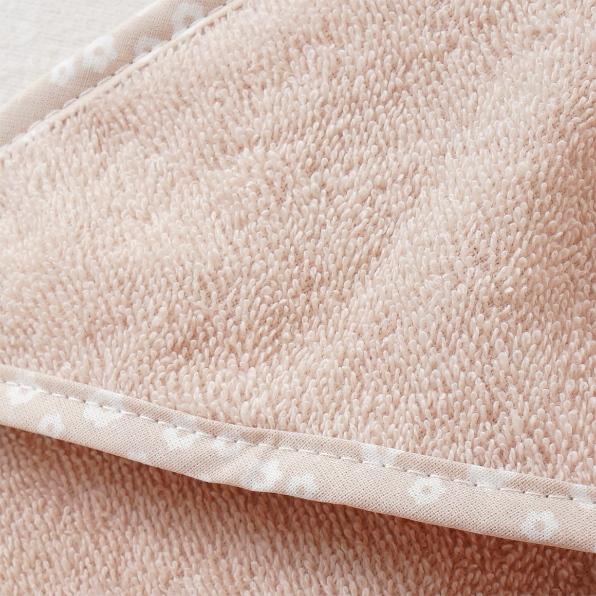 Topomini Kapuzentuch mit Hasen-Applikation beige