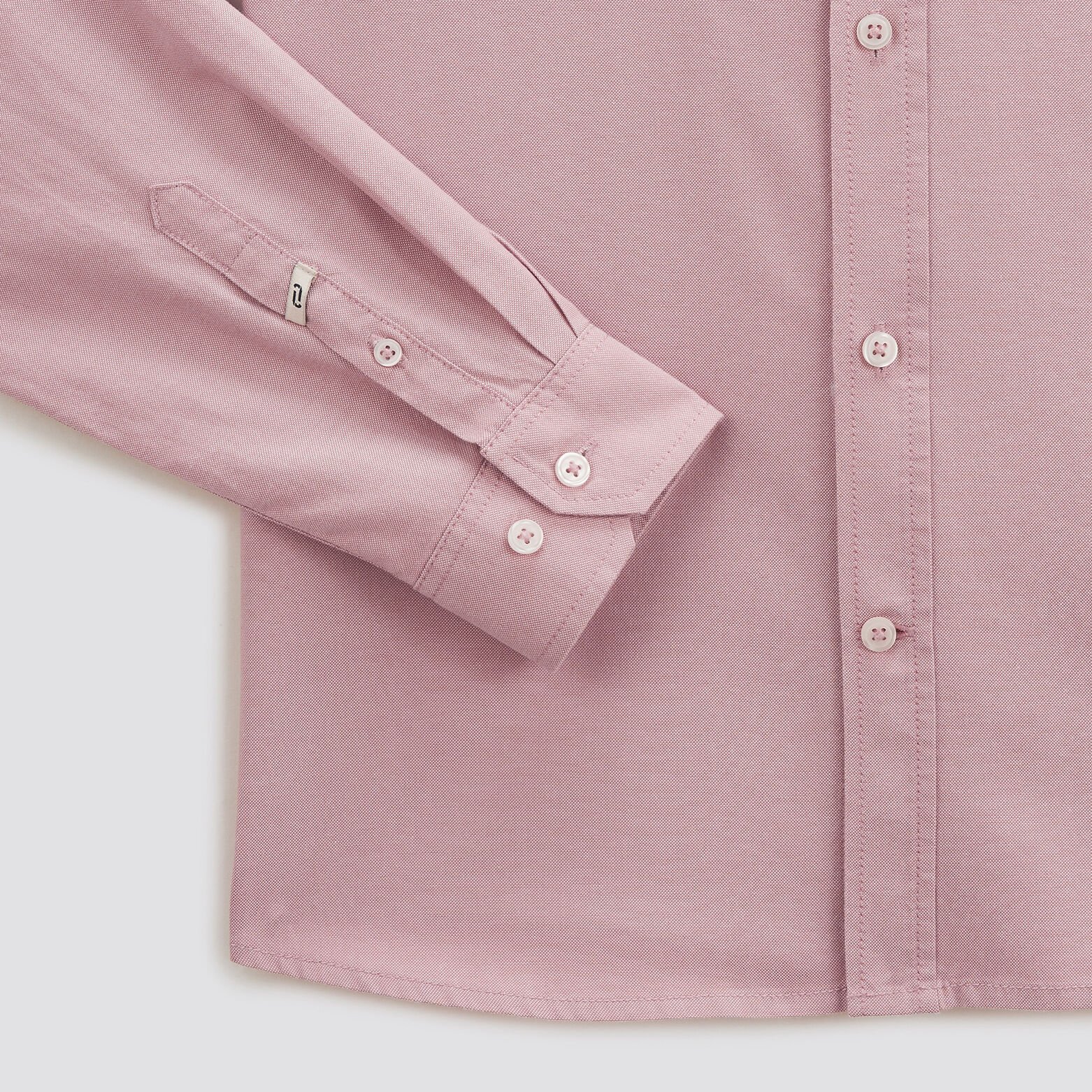 Chemise oxford unie 'le parfait by JULES' coton bi Rose pâle
