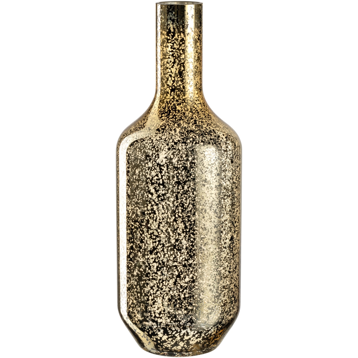 LEONARDO Vase MILANO 50 cm gold gesprenkelt