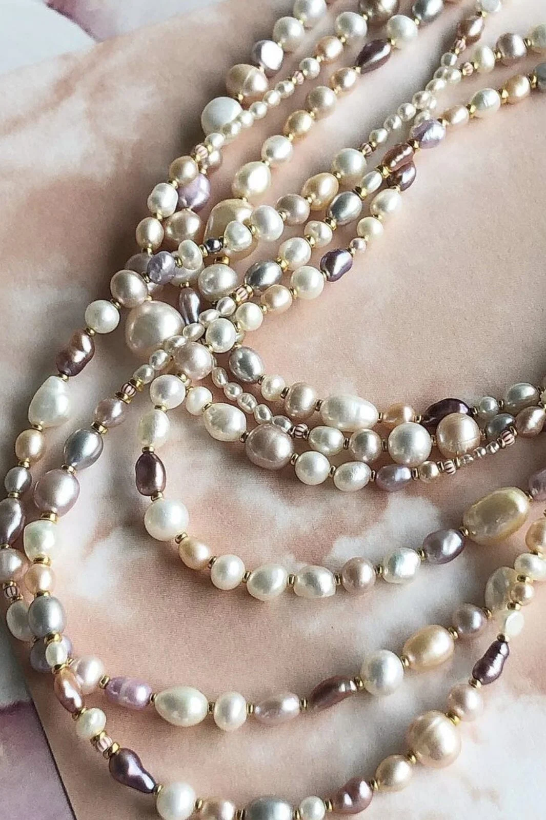 Friihof+Siig Kæde Multi Pearl