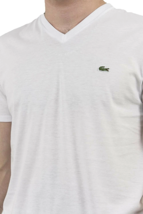 Tee shirt lacoste th6710 001 blanc
