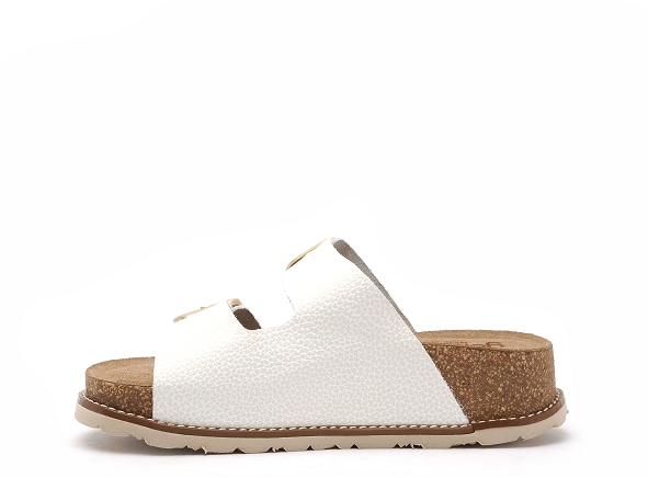 Yokono mules et sabots plats femme oca 013 blanc