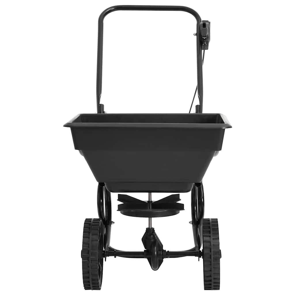 vidaXL Zoutstrooier PVC en staal 80 x 46 x 75 cm 15 L