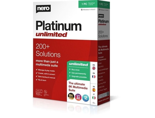 NERO - Logiciel multimédia - - platinum unlimited