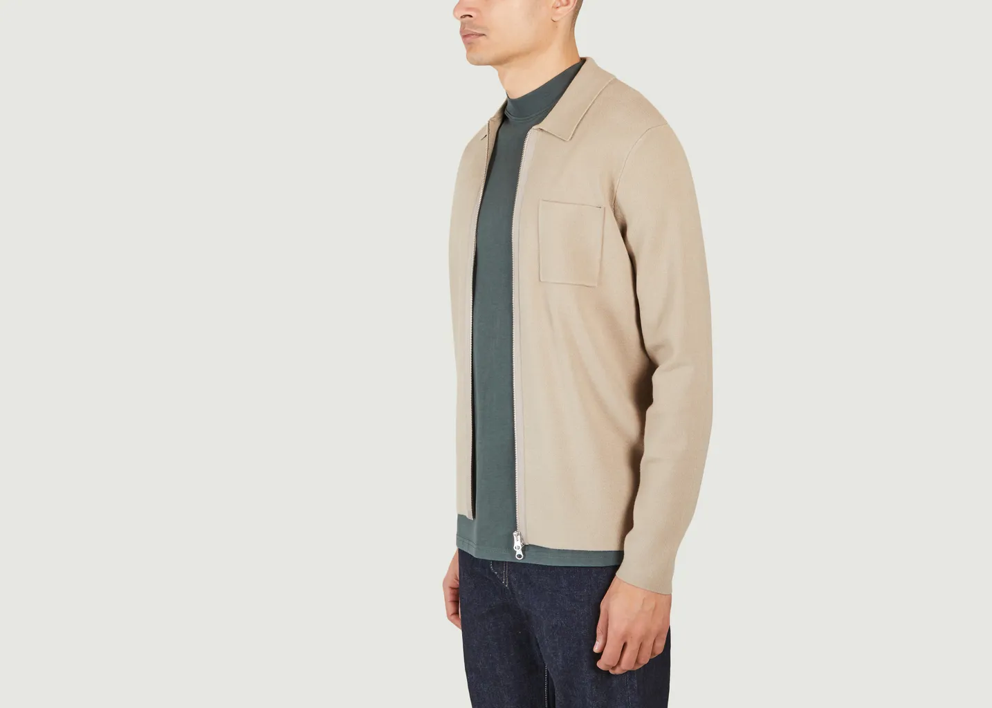 Cardigan léger zippé Guna X Samsoe Samsoe