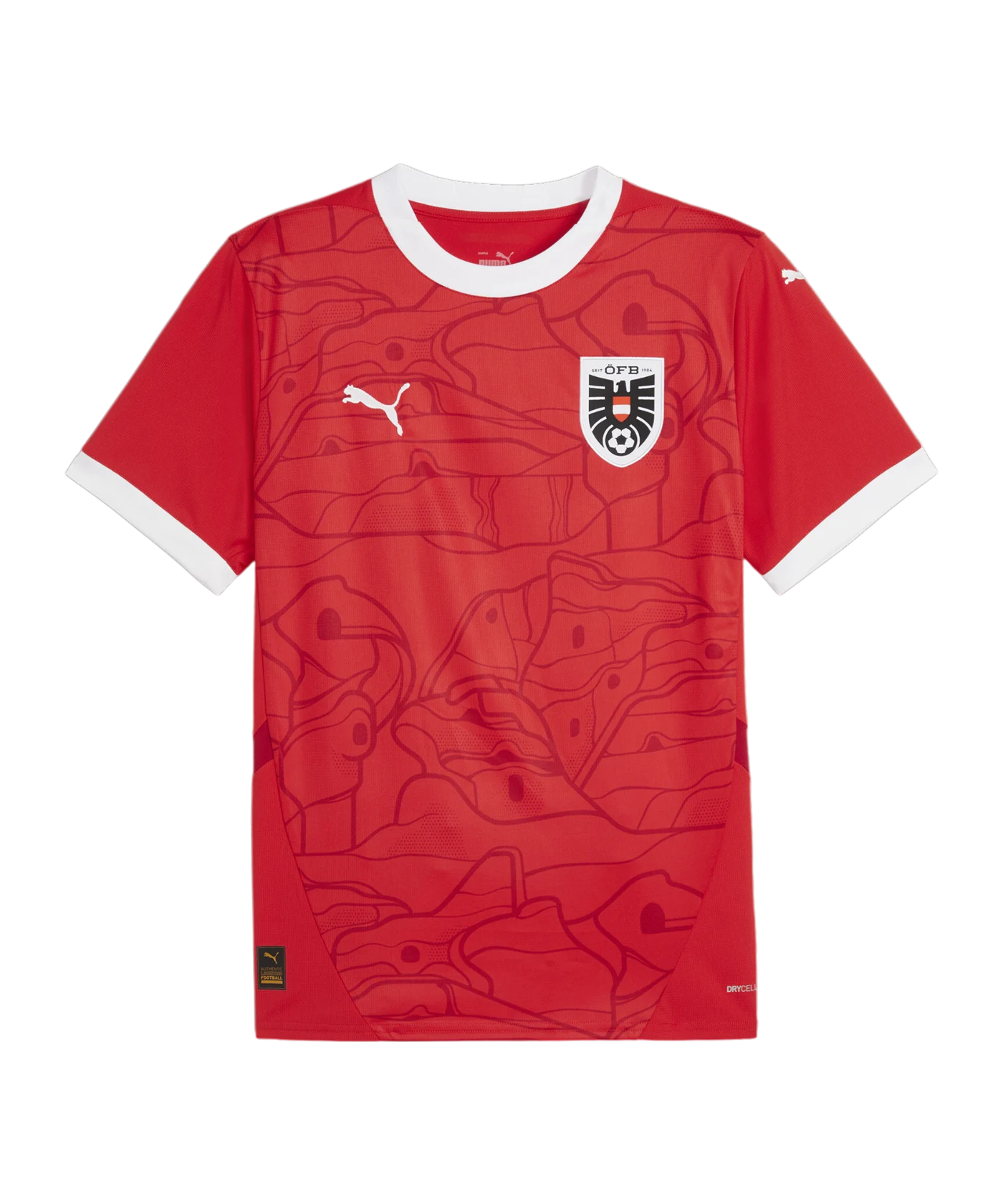 PUMA Österreich Trikot Home 2023/2024 Rot F01