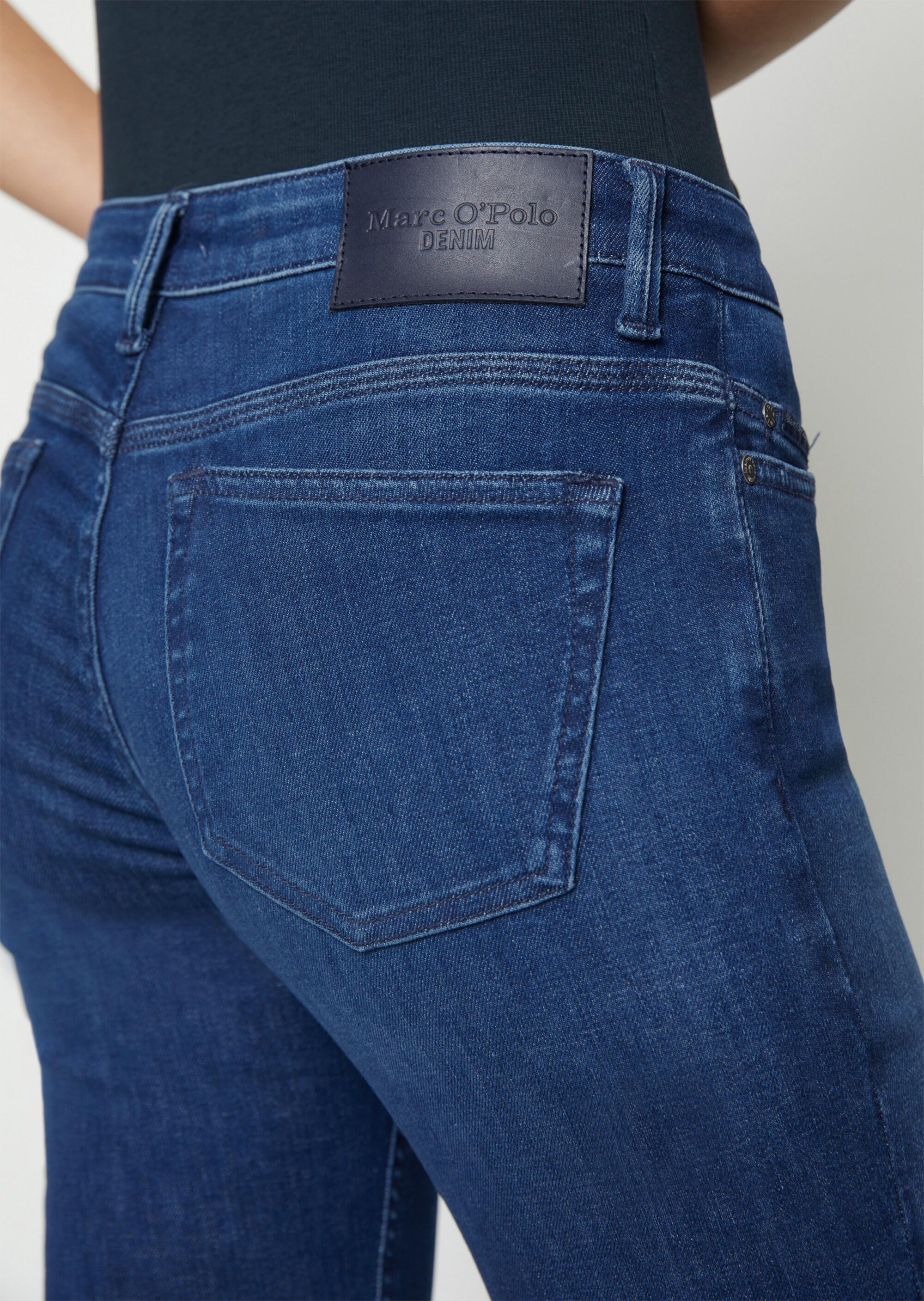 Jeans Modell SIV skinny low waistaus stretchigem Organic Cotton-Mix
