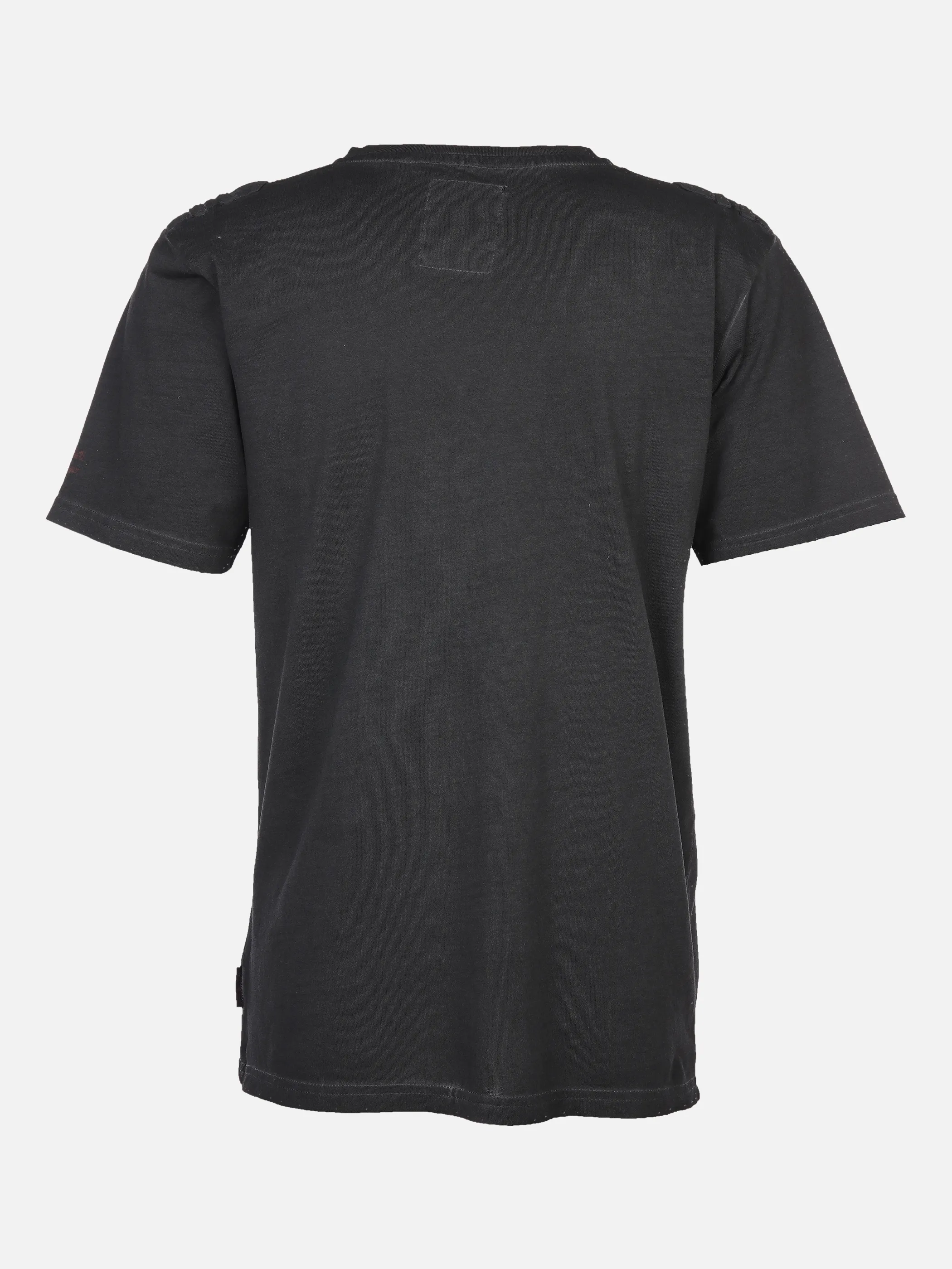 Herren Henley Shirt im Used Look