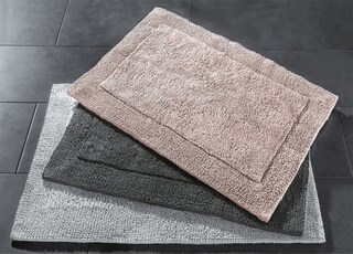 casaNOVA Badteppich CLEVELAND 60 x 100 cm braun/grau