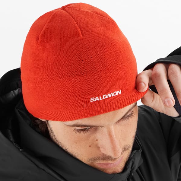 Bonnet ski SALOMON BEANIE FIERY RED