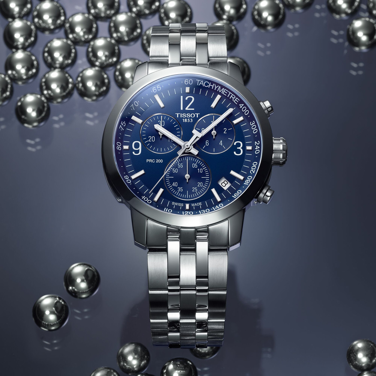 Montre TISSOT T-sport homme bracelet acier inoxydable