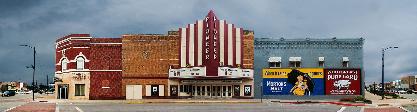 Nebraska City, Nebraska, 11th Street by Larry Yust - Limited Edition. Edition of: 150. Signed.