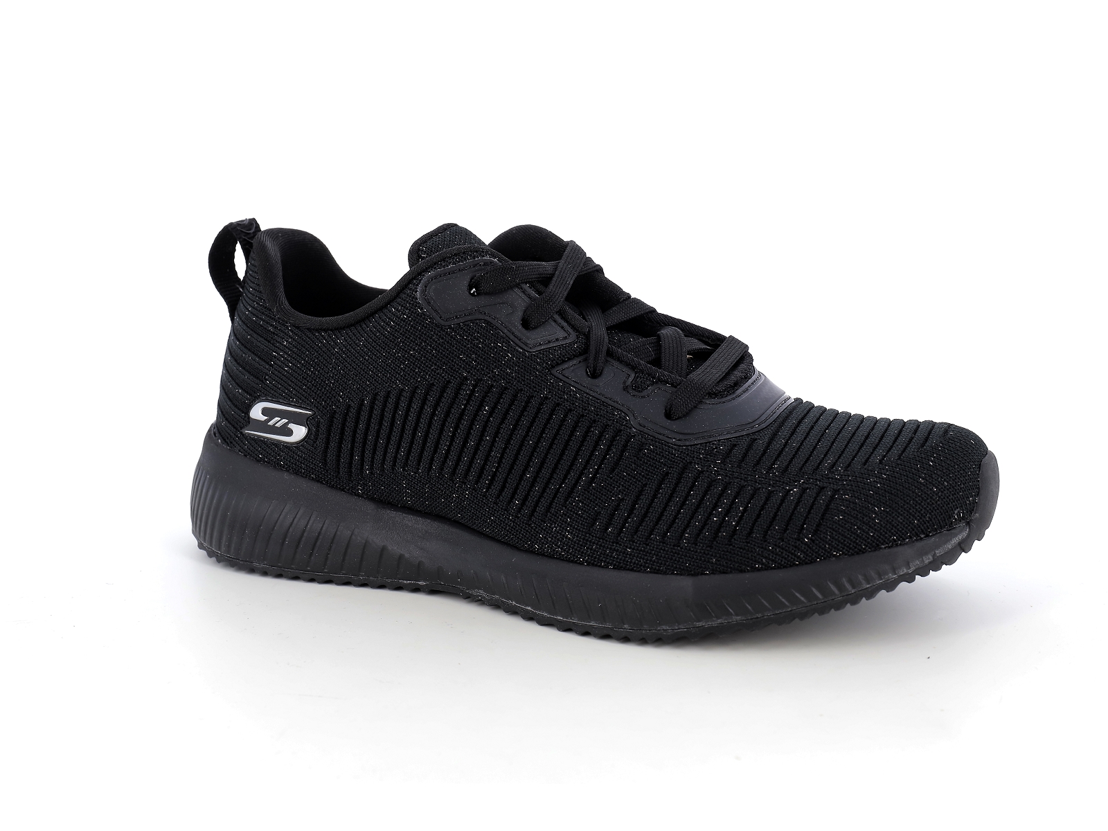 Skechers-BOBS SQUAD TOTAL GLAM Matières combinées Noir paillette