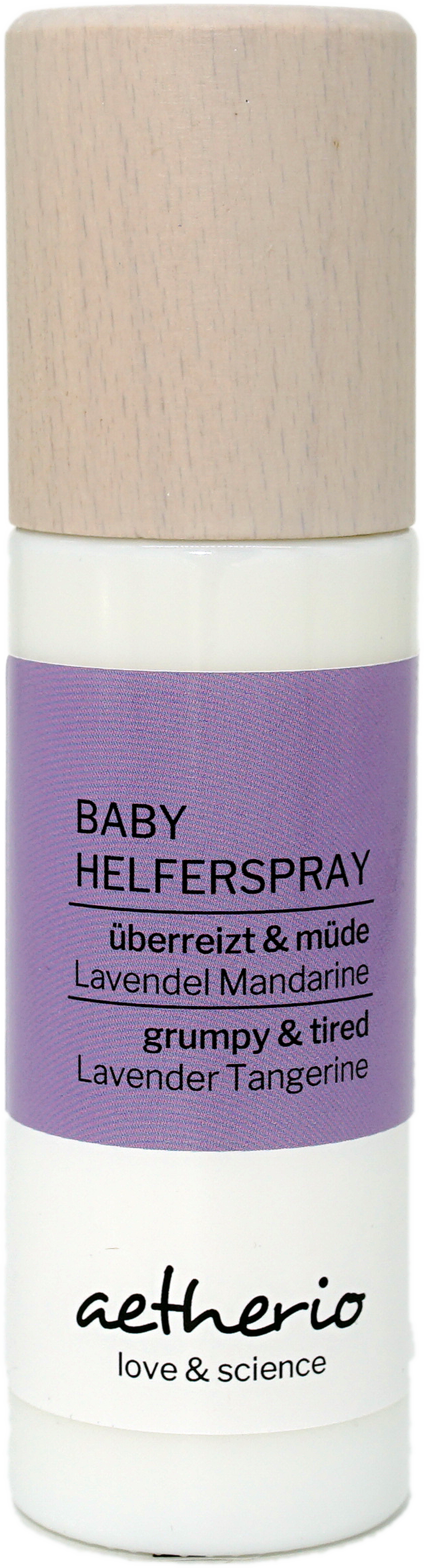 aetherio love & science  Baby Helferspray Überreizt & Müde, 50 ml