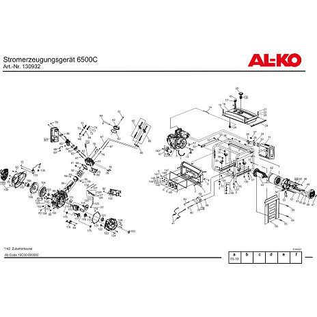 AL-KO 6500 D-C generator
