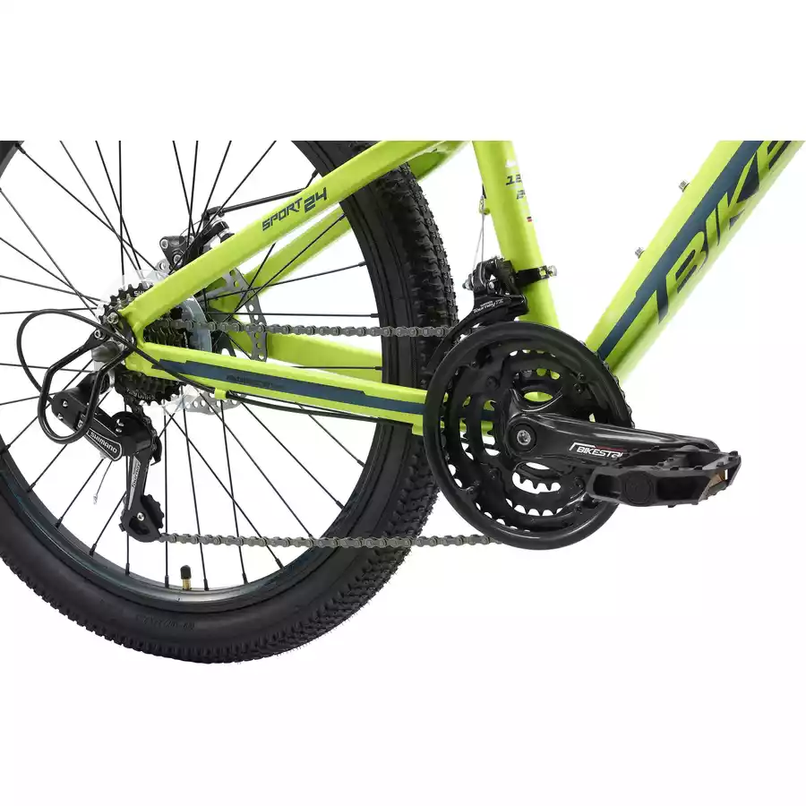 Bikestar Kinderrad 24 Zoll Alu MTB Sport grün