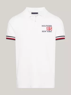 Polo Slim Fit com Detalhe de Logo