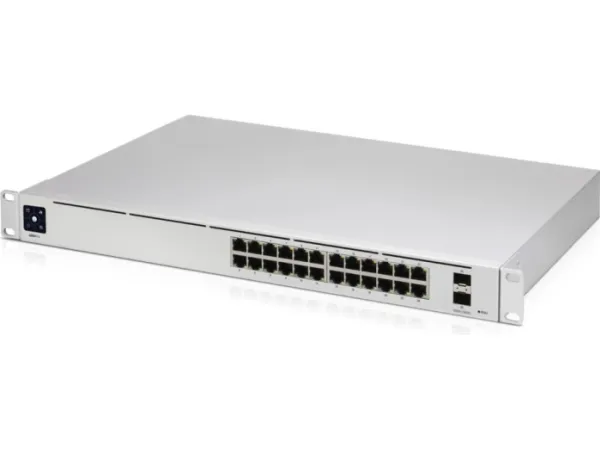 Ubiquiti UniFi Switch USW-Pro-24 - Switch - L3 - Administreret - 24 x 10/100/1000   2 x 10 Gigabit SFP  (uplink) - monterbar på stativ, desktop