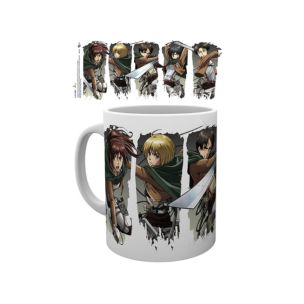 L'Attaque des Titans - Mug Character Montage