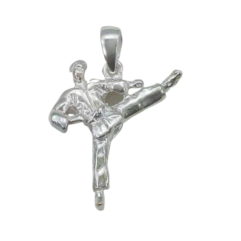 Pendentif judo le judoka - Argent massif