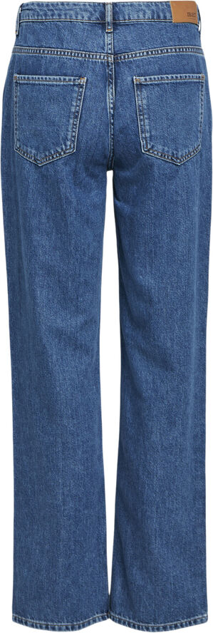 Object OBJSAVA ELLEN MW STRAIGHT JEANS NOO Medium blue denim