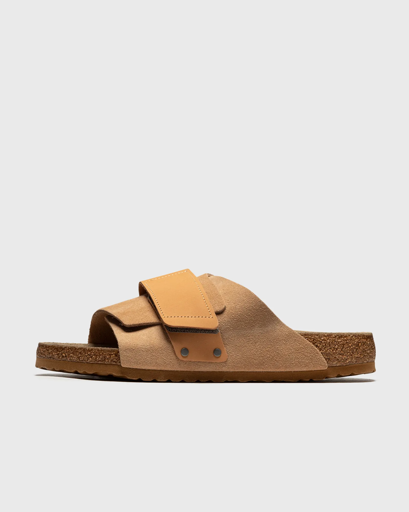 Birkenstock Kyoto VL Soft Suede & Nubuck Clay