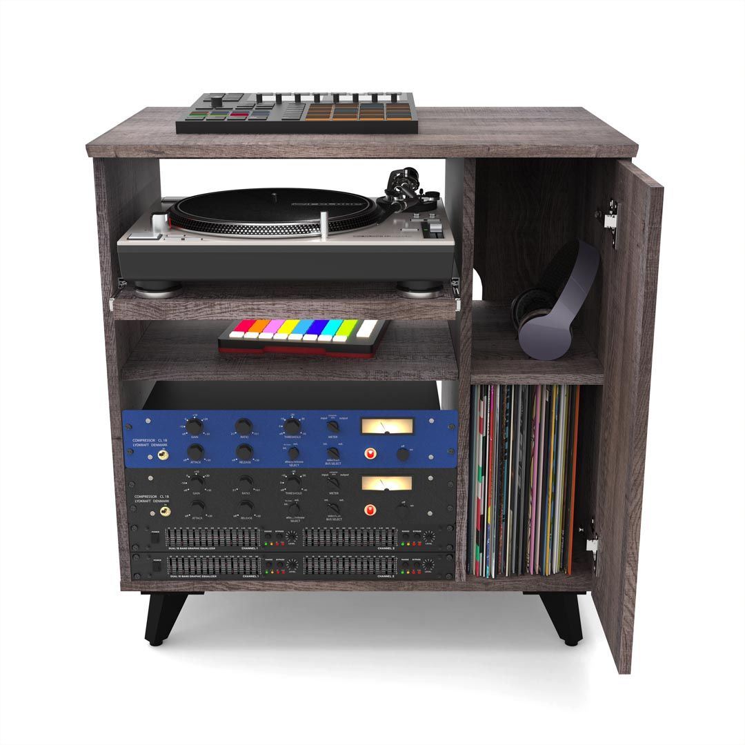 Glorious Modular Side Rack Walnut voor Sound Desk en Workbench