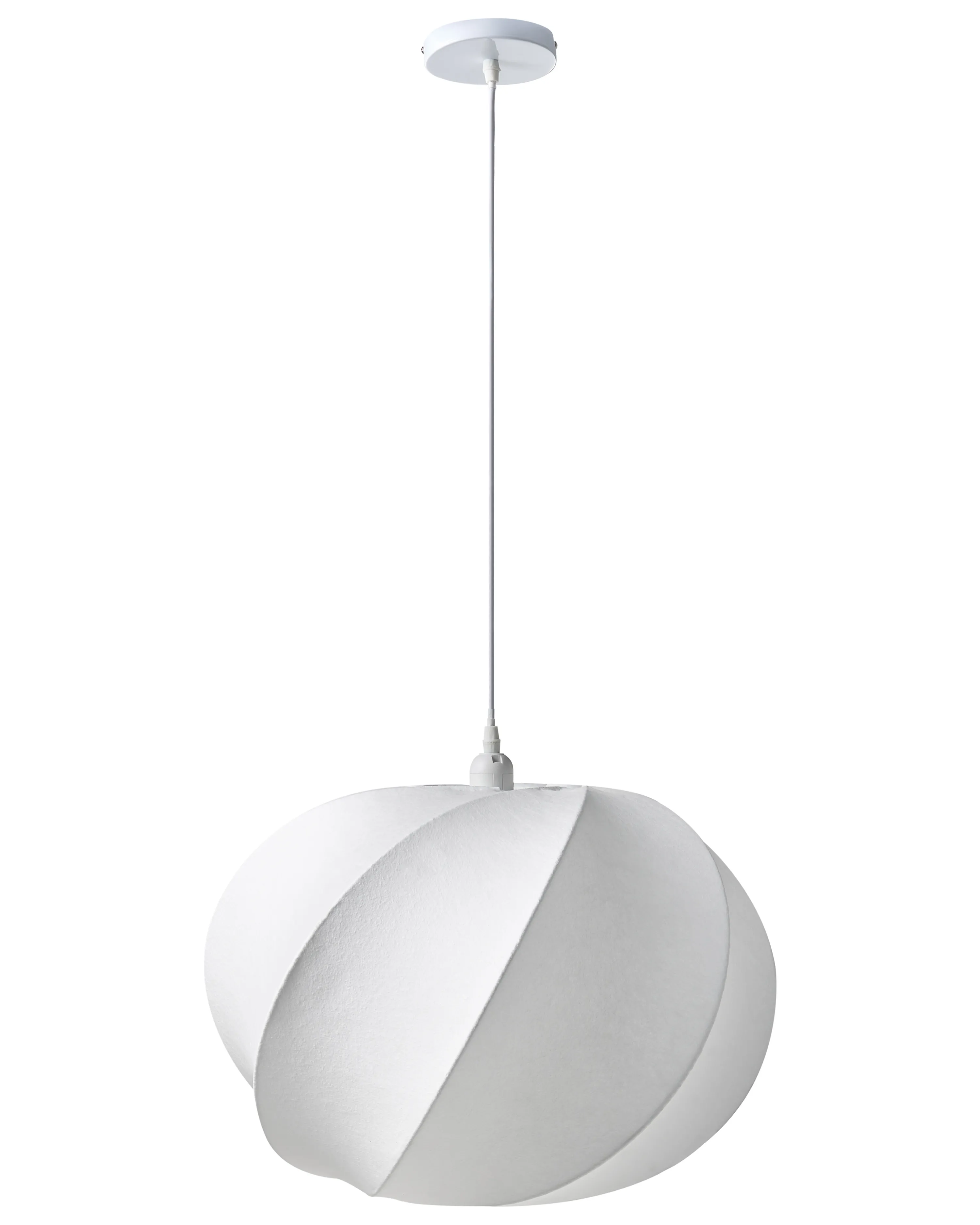 Hanglamp MAQUINE Kunstzijde Wit