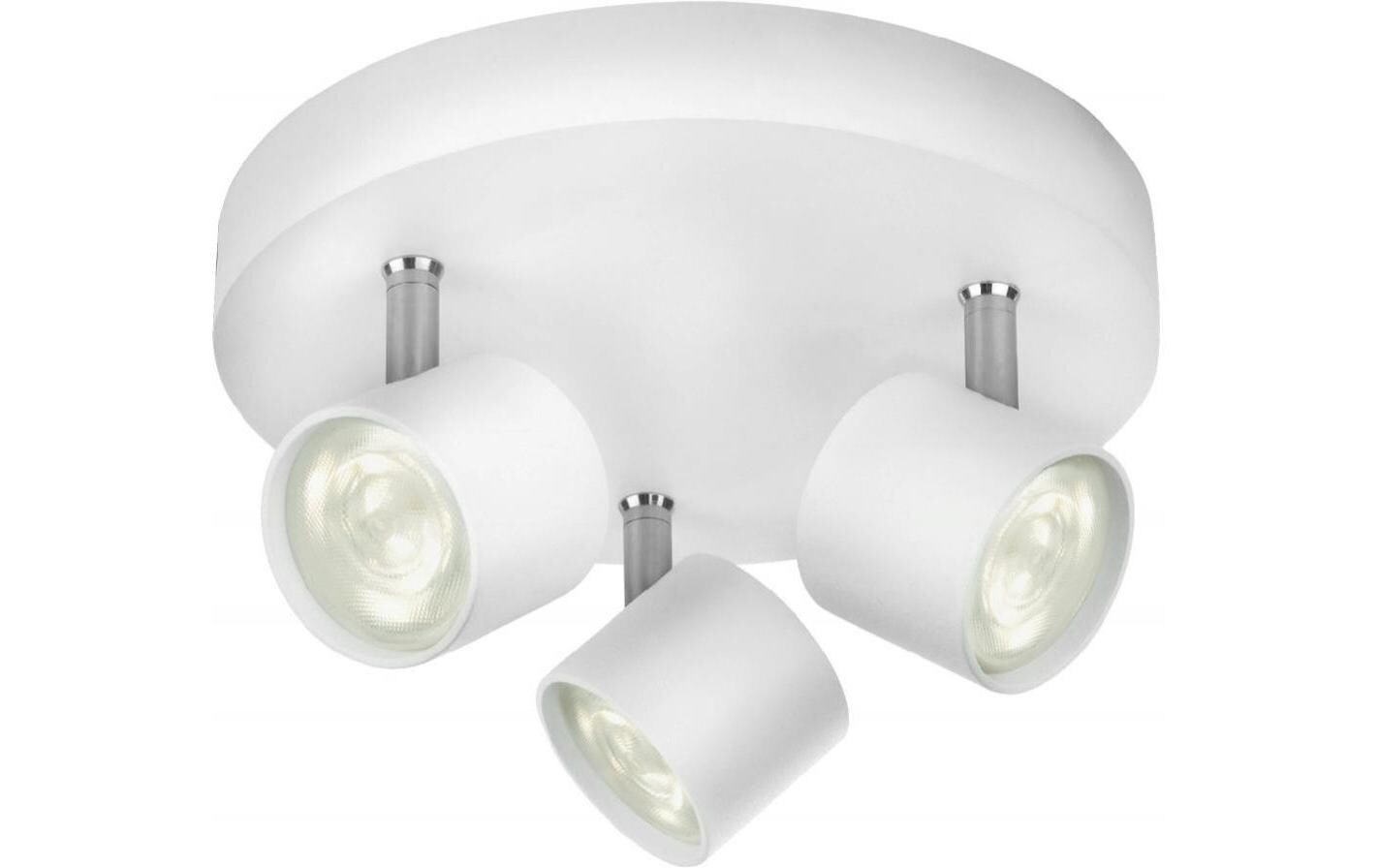 Aufbauspot myLiving Star 56243/31/16 WeissDeckenspot mit beweglichen Leuchtenköpfen