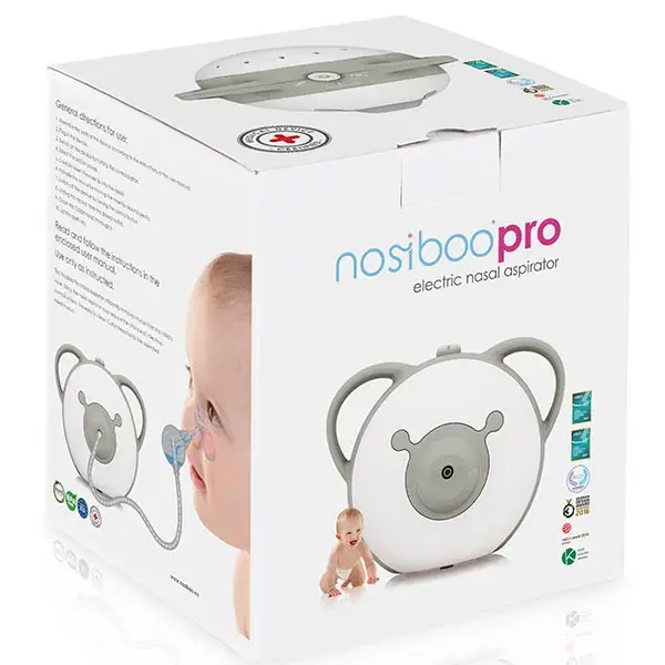 Aspirador Nasal Elétrico Nosiboo Pro - Cinza