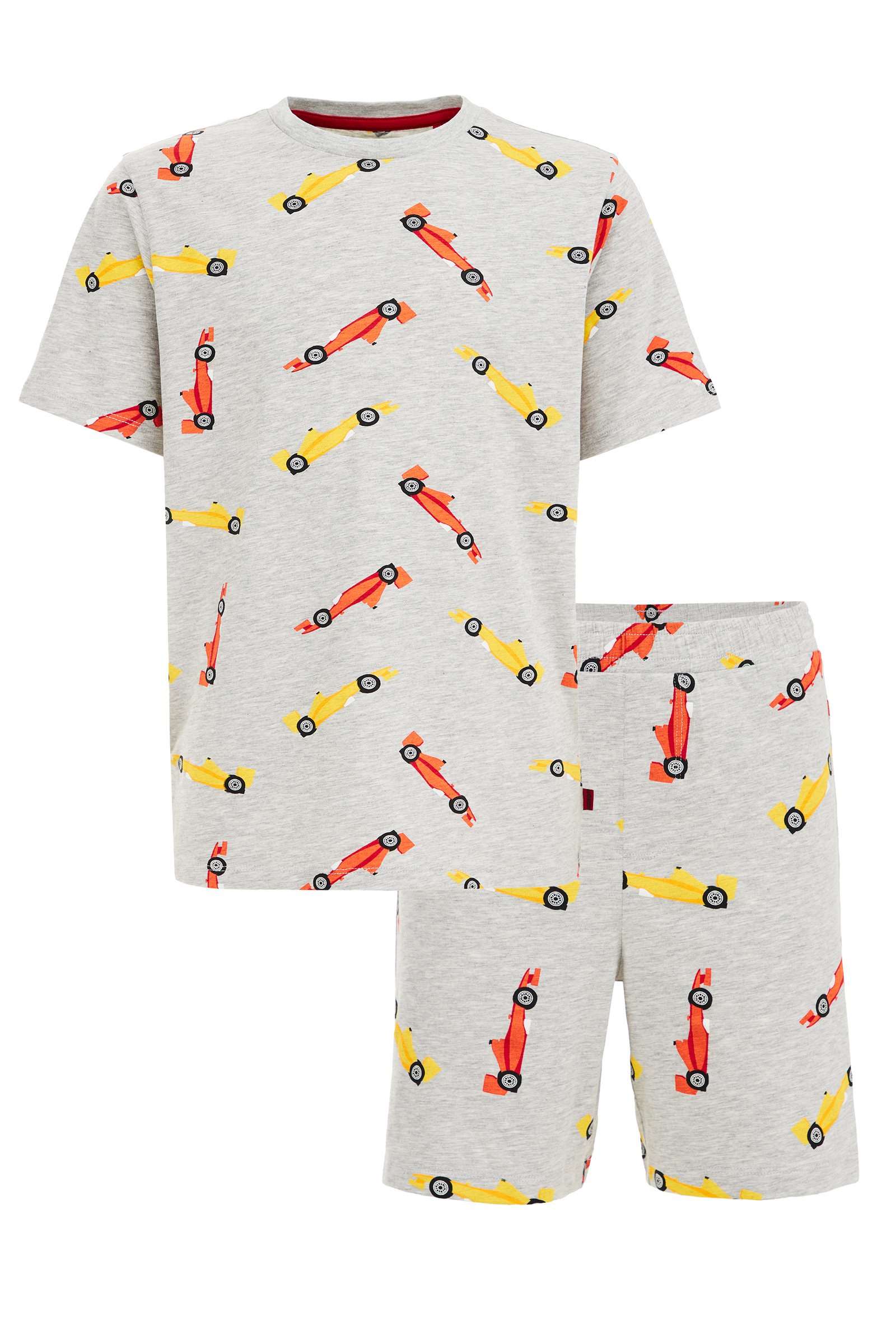 Jongens pyjamaset met dessin WE Fashion Lichtgrijs
