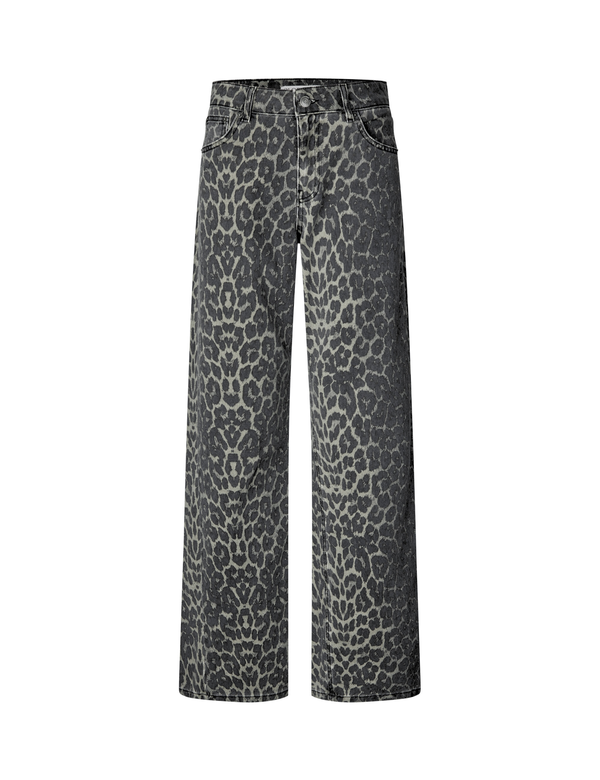 Global Funk  Cadian-G straight leg jeans - Dark leopard mist