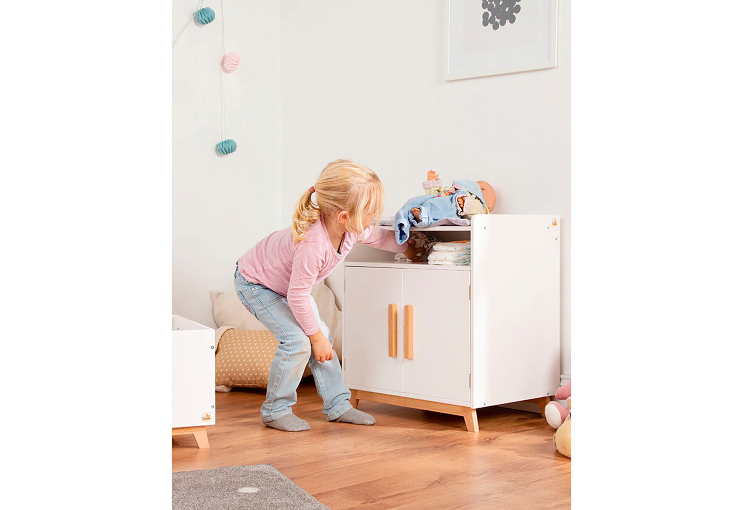 Pinolino Puppenwickeltisch „Marit”, 2-tlg.