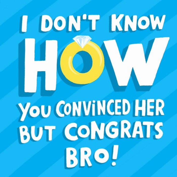 Greetz | Huwelijkskaart | Congrats Bro
