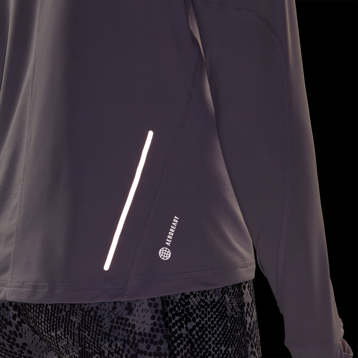 adidas Fast 1/2 Zip Løbetrøje Dame
