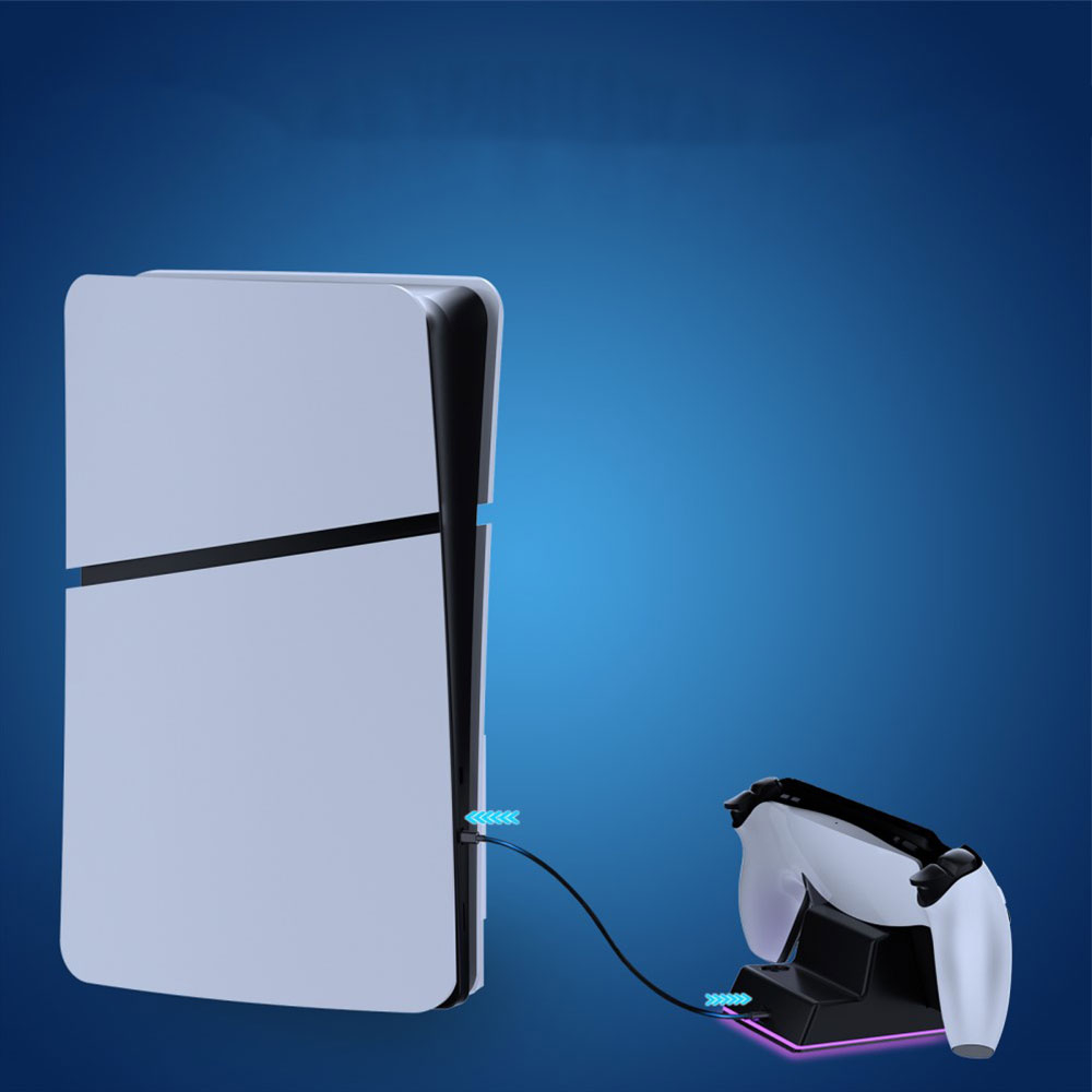 PlayStation Portal Remote Player Ladestation Charging Dockingstation mit RGB LED - Schwarz