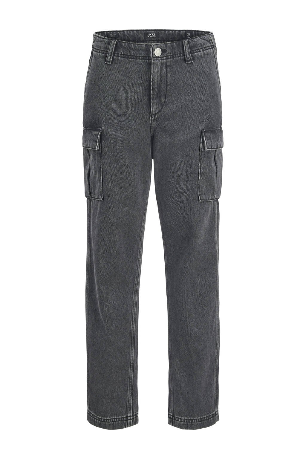 JACK & JONES JUNIOR relaxed cargo jeans black denim