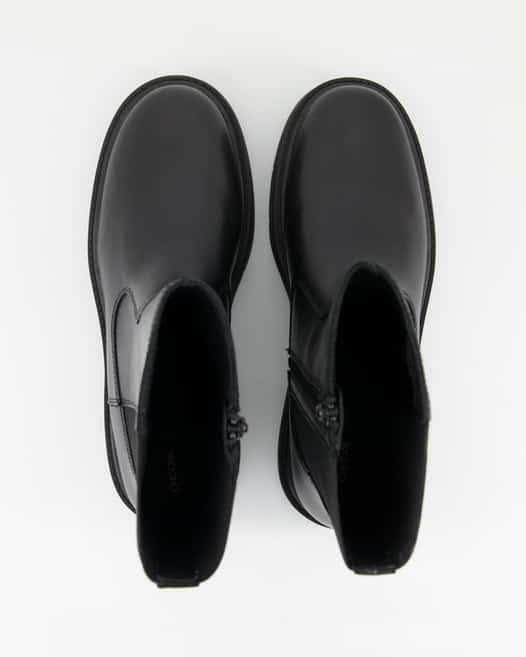 Geox D SPHERICA EC7 Chelsea Boots in Schwarz