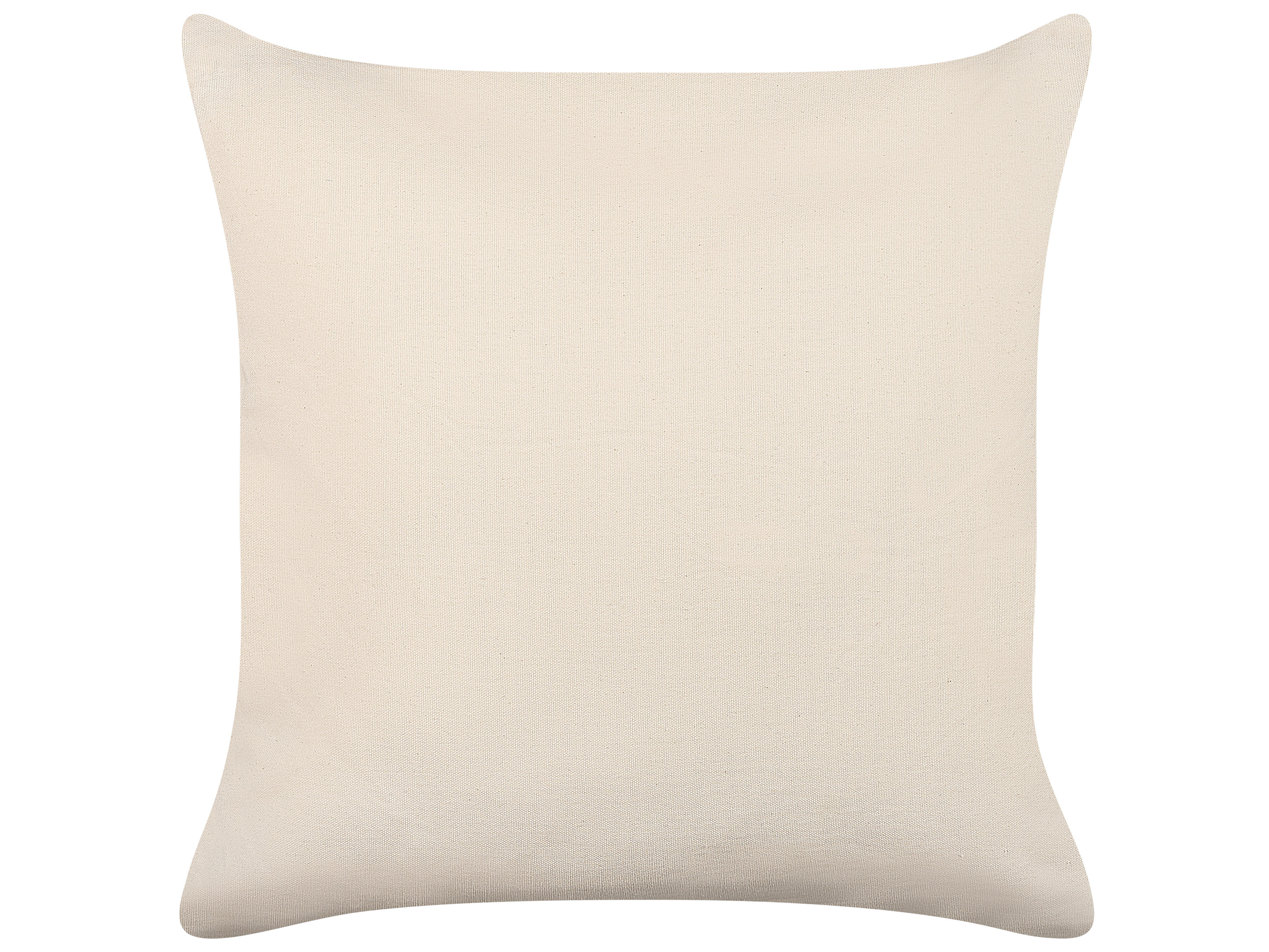 Sierkussen PELLAEA Katoen 45 x 45 cm Lichtbeige geometrisch patroon