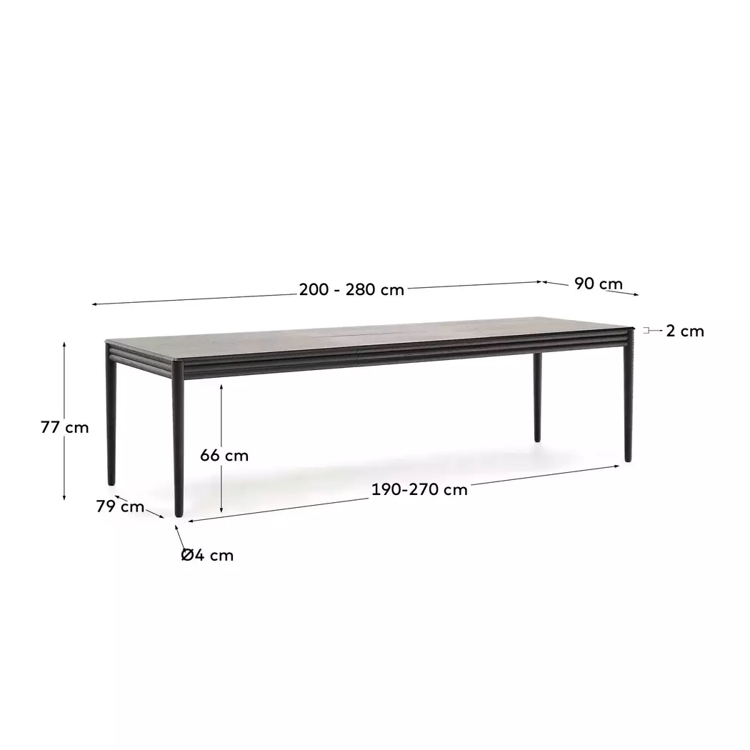 Esstisch Lenon 200/ 280 x 90 cm