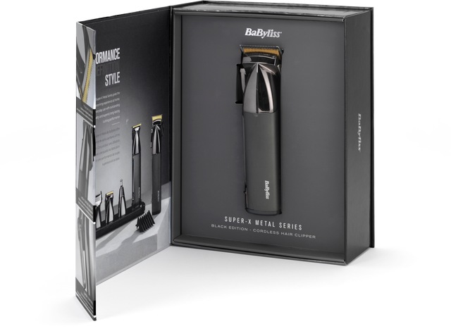 BaByliss Haarschneider »Super-X Metal Haarschneider Black« 1 Aufsätze